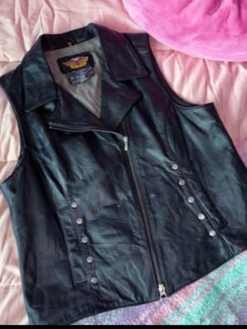 Harley-Davidson Genuine Leather Vest – Women’s XL
